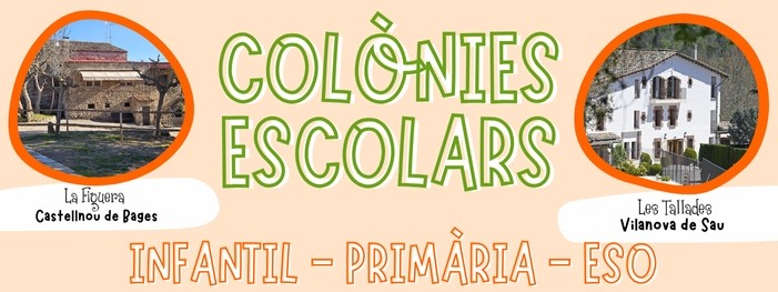 Col&ograve;nies escolars Infantil, Prim&agrave;ria i ESO a la Figuera