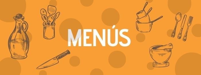 Cartel de men&uacute;s para colonias escolares Grup Educa - Les Talladas - La Figuera