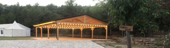 P&egrave;rgola de la casa de col&ograve;nies la Figuera