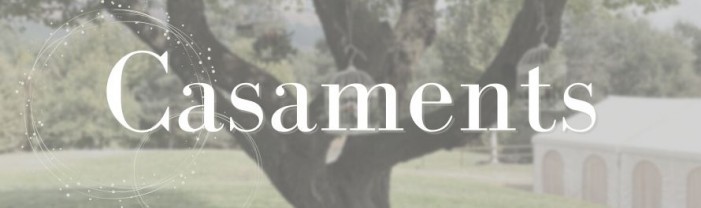 Cartell casaments a la casa rural les Tallades Festum